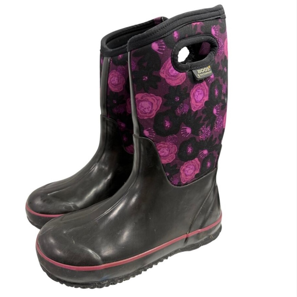 Bogs Kids Classic Watercolor Boots Size 4 # Box M930